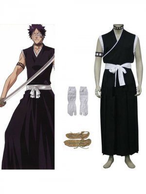 Bleach 9th Division Lieutenant Hisagi Shuuhei Cosplay Costume