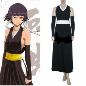 Bleach Soi Fong Fighting Cosplay Costume
