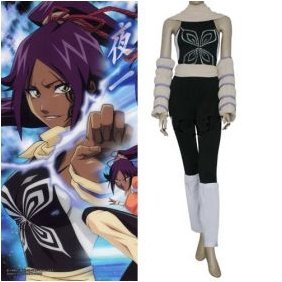 Bleach Yoruichi Shihouin Cosplay Costume