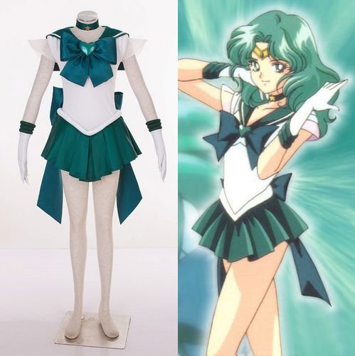 Sailor Moon Sailor Neptune Kaiou Michiru Cosplay Costume