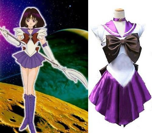 Sailor Moon Sailor Saturn Tomoe Hotaru Cosplay Costume