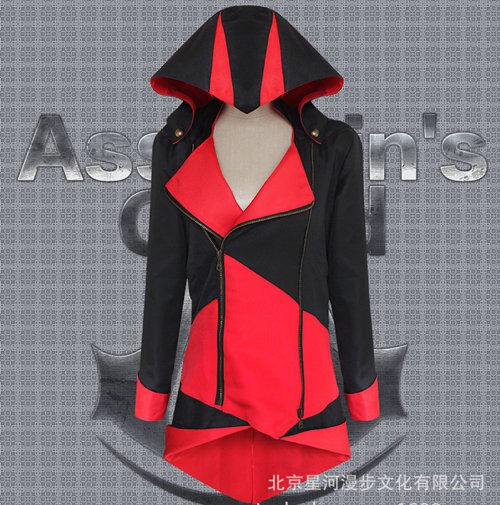 Assassin's Creed III Cosplay Connor Costume Red And Black Coat