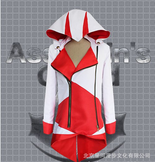 Assassin's Creed III Cosplay Connor Costume Red And White Coat