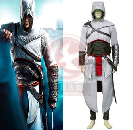 Assassin's Creed Cosplay Ezio Auditore da Firenze The Black Version Costume