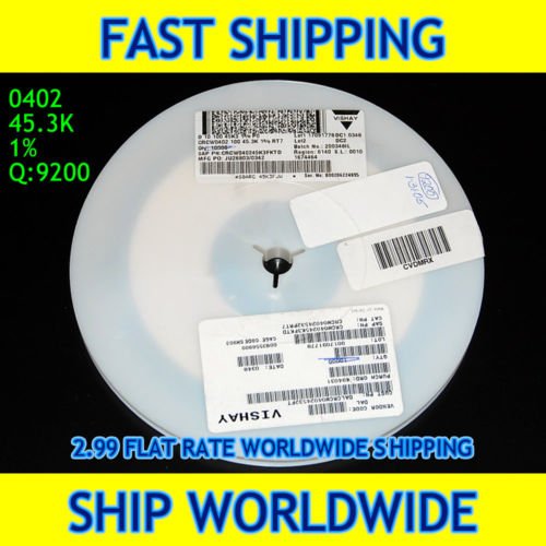 0402 (9200 PCS) LOT SMT SMD 45.3K 1% RESISTOR