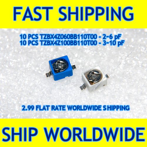 20 PCS CERAMIC TRIMMER CAPACITOR TZB4Z060BB110T00