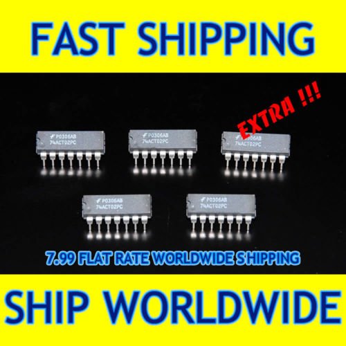 5 pcs 14 Pin DIP 74ACT02PC ICs