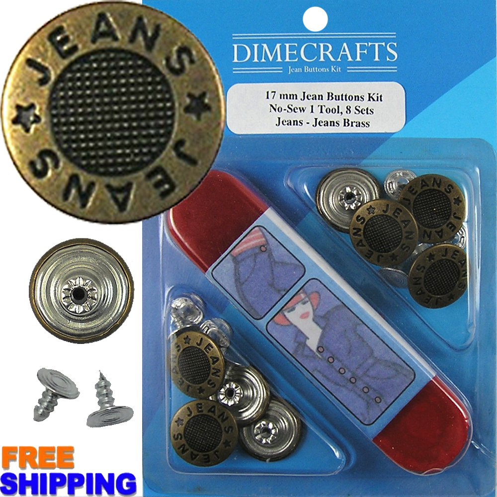 17mm Jeans-Jeans Brass 8 Set with Tool