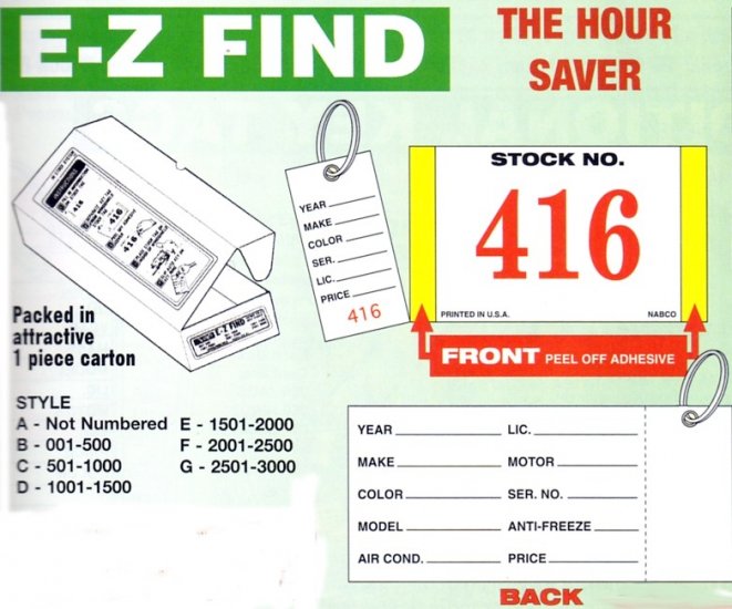 Style E - Numbered 1501-2000