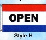 OPEN Nylon Flag