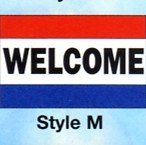 WELCOME Nylon Flag
