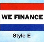 WE FINANCE Nylon Flag