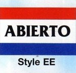 ABIERTO Nylon Flag
