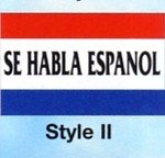 SE HABLA ESPANOL Nylon Flag