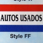 AUTOS USADOS Nylon Flag