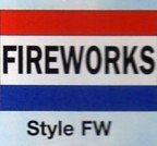 FIREWORKS Nylon Flag