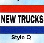NEW TRUCKS Message Flag