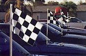 Antenna Flags - Checkered
