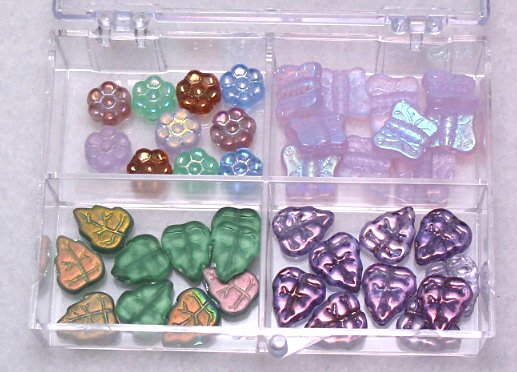 Garden Czech Glass Bead Kit with Box