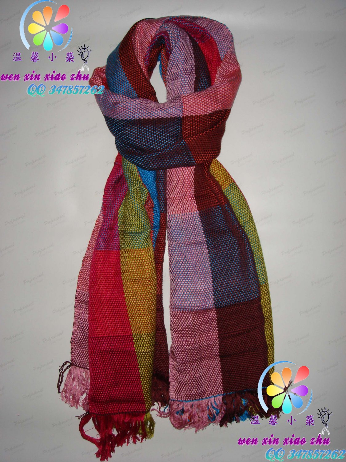 (Free shipping&sales promotion)Handmade beautiful dual-use shawl(from Yunnan China)
