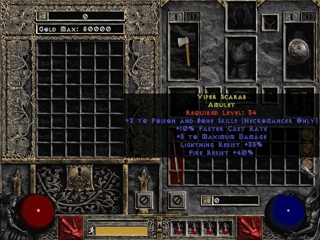 Viper Scarab Amulet
