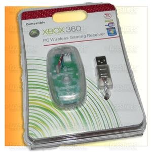 Clear PC Wireless Gaming Receiver for Xbox 360 NEW