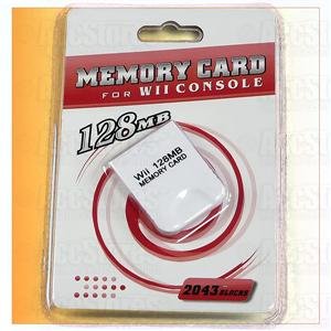 128MB 128 MB Memory Card for Nintendo GameCube Wii