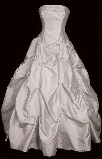 Strapless A-line Gown