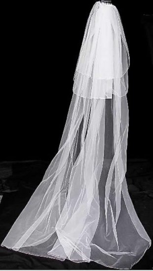 Detachable Cathedral Veil