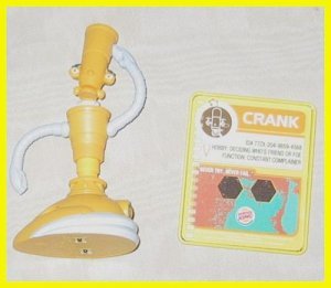CRANK Robots The Movie Burger King Fast Food Light Up Kids Meal Toy FREE SHIPPING