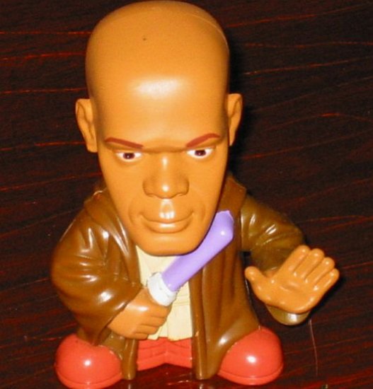 MACE WINDU STAR WARS Episode III Burger King Fast Food Toy Revenge of the Sith ROTS