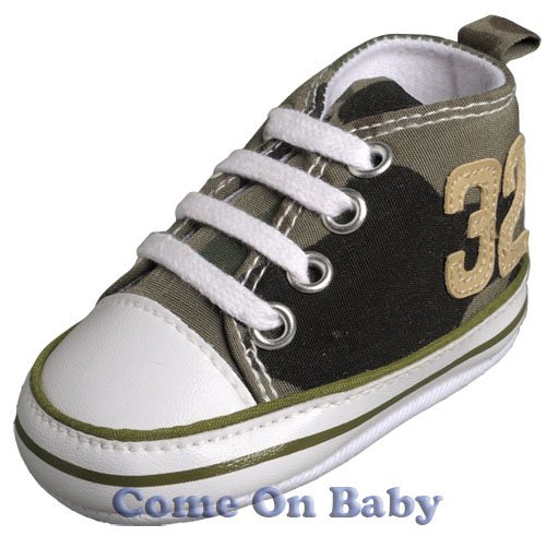 New Infant Boys Toddler Baby Crib Shoes 3-6m (b00701)