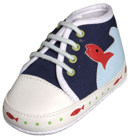 New Infant Boys Toddler Baby Crib Shoes 6-9m (b01201)