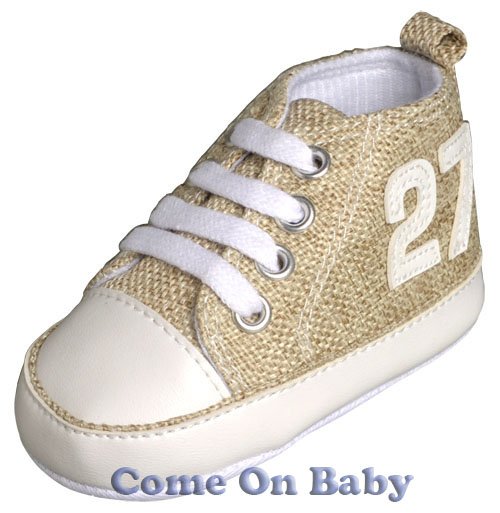 New Infant Boys Toddler Baby Crib Shoes 3-6m (b01103)