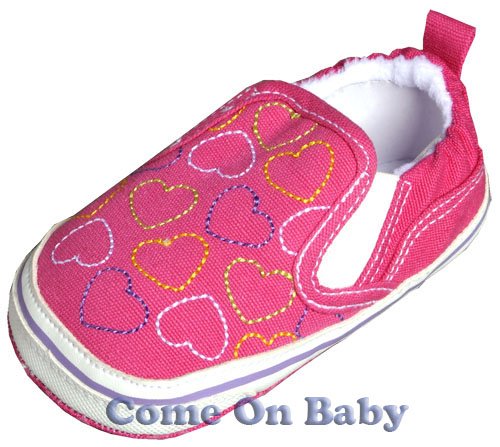 New Infant Girls Toddler Baby Crib Shoes 9-12m (c00901)