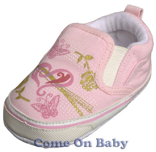 New Infant Girls Toddler Baby Crib Shoes 6-9m (c01701)