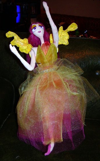 Eoona the Summer Fairy 18 inch OOAK art doll