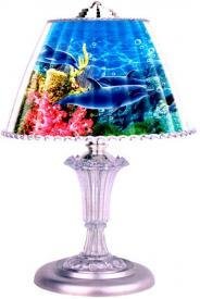 Desk Aquarium Motion Lamp - Dolphins
