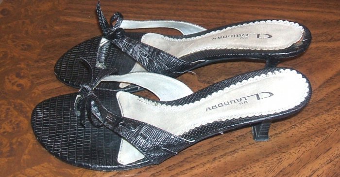 C L LAUNDRY DRESS PUMPS WITH FANCY HEEL