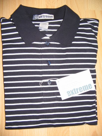 Men's Jersey Striped Polo