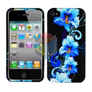 For Apple iphone 4S 4 Cover Hard Case Flower