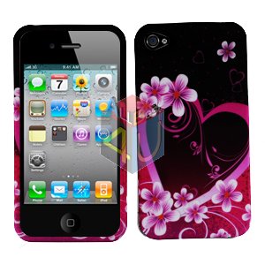 For Apple iphone 4S 4 Cover Hard Case Love