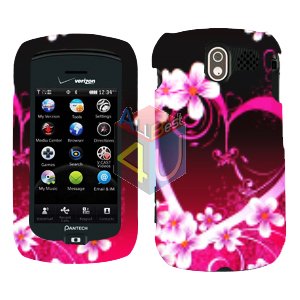 For Pantech Crux / CDM8999 Cover Hard Case Love