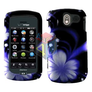 For Pantech Crux / CDM8999 Cover Hard Case B-Flower