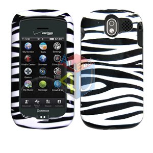 For Pantech Crux / CDM8999 Cover Hard Case Zebra