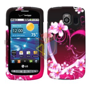 For LG Vortex VS660 Cover Hard Case Love