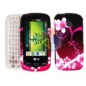 For LG Cosmos Touch VN270 Cover Hard Case Love