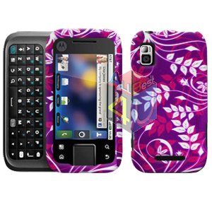 For Motorola Flipside MB508 Cover Hard Case P-Flower