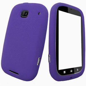 For Motorola Bravo MB520 Silicon cover soft case Purple