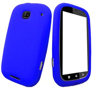 For Motorola Bravo MB520 Silicon cover soft case Blue